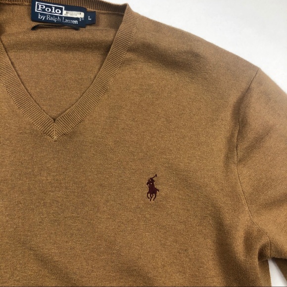 Polo Ralph Lauren Camel Colored Sweater - Picture 3 of 4